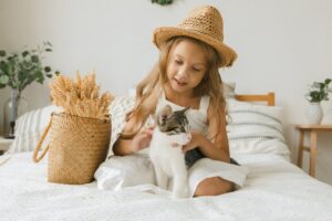 Chats et enfants